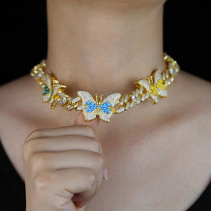 Lumen Caeli Butterfly 12mm Cuban Choker