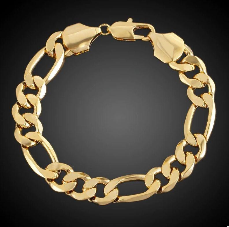 Vinculum Figaro Brass Classic Bracelet