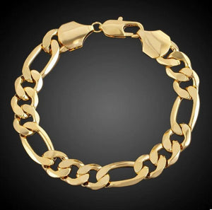 Vinculum Figaro Brass Classic Bracelet