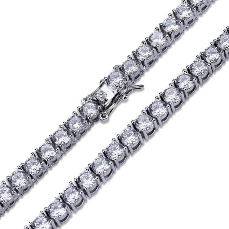 Sparkle in Silver 3mm Tennis Chain