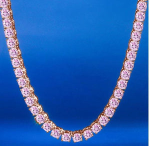 Dazzle 4mm Rose Gold Tennis Chain