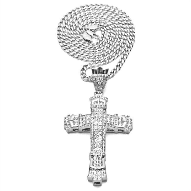 Rhinestone Cross Pendant