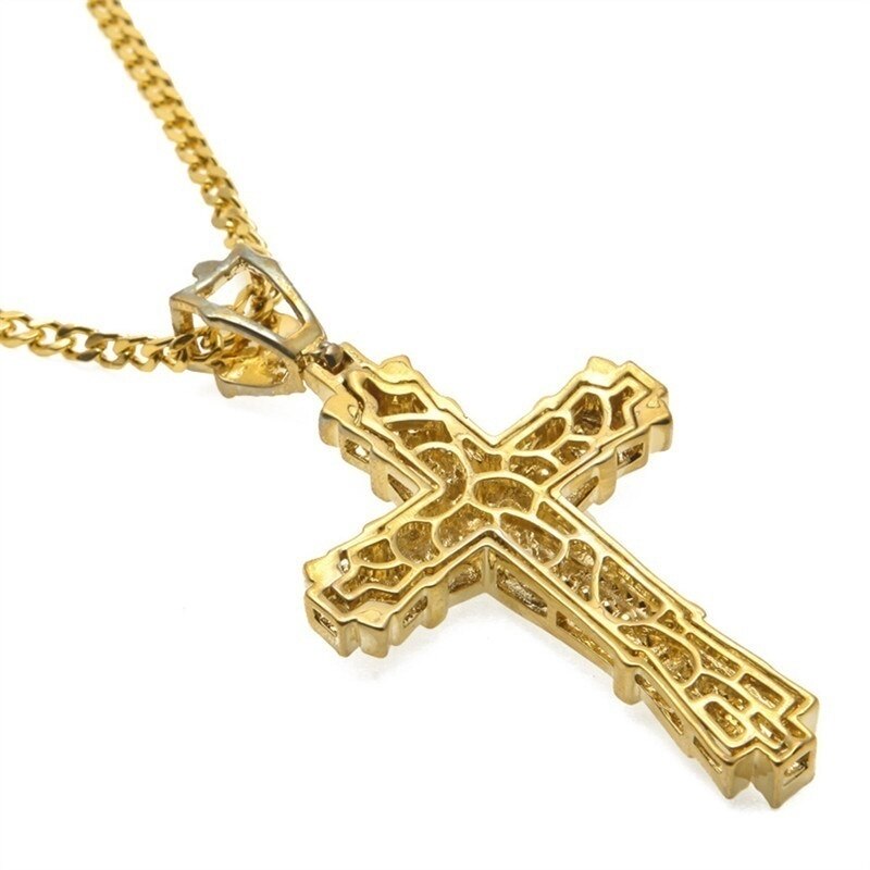 Rhinestone Cross Pendant