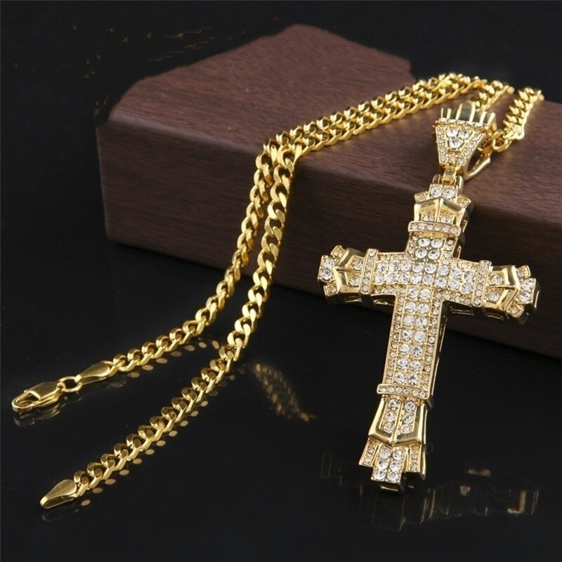 Rhinestone Cross Pendant