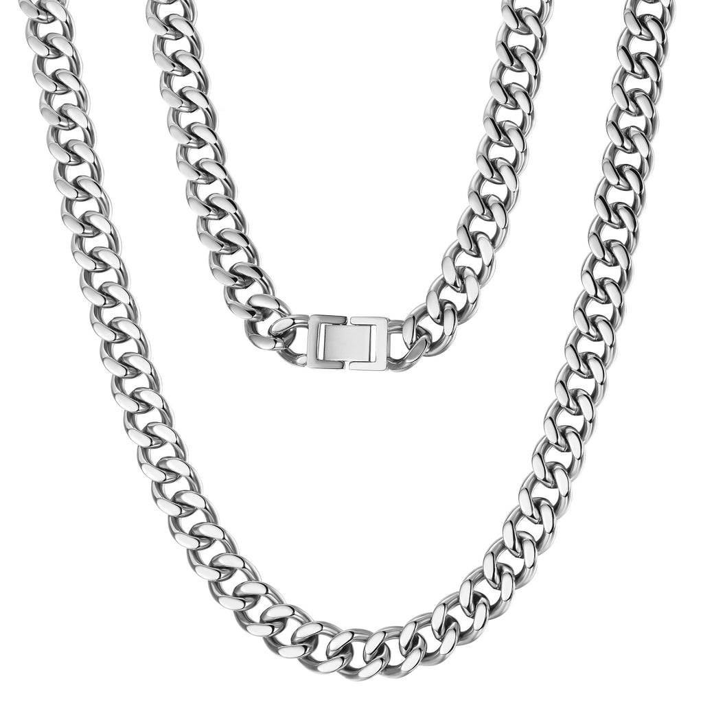 Lifestyle 12mm Silver Cuban Chain