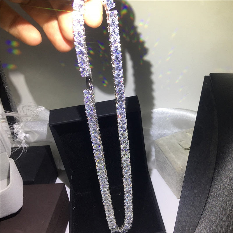 Gaze Princess Cut Tennis Chain