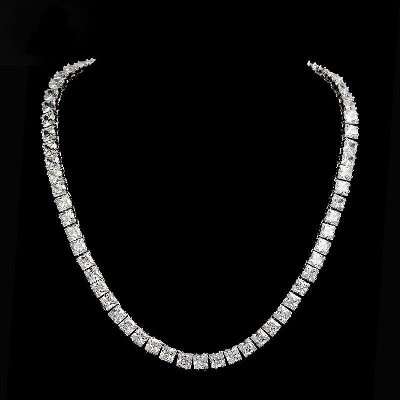 Gaze Princess Cut Tennis Chain