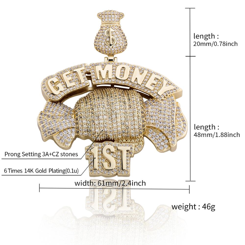 "GET MONEY" Pendant