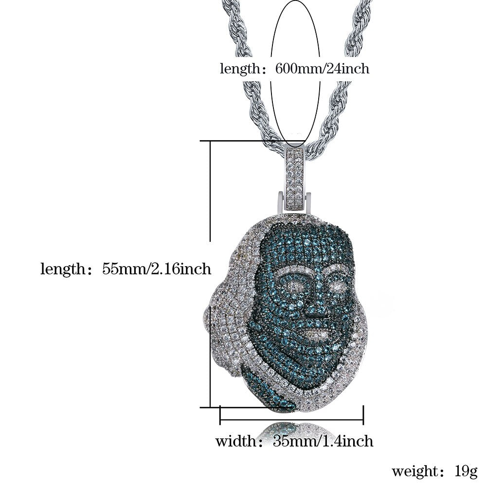 Blueface Benjamin Pendant