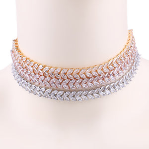 Daisy Leaf Tennis Choker