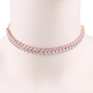 Daisy Leaf Tennis Choker